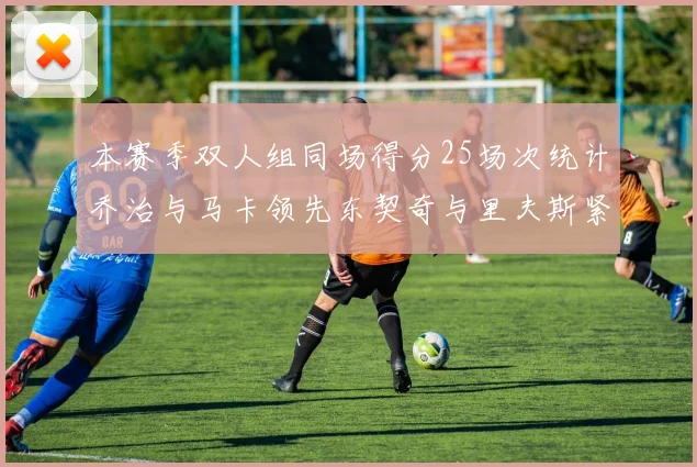 本赛季双人组同场得分25场次统计乔治与马卡领先东契奇与里夫斯紧随其后